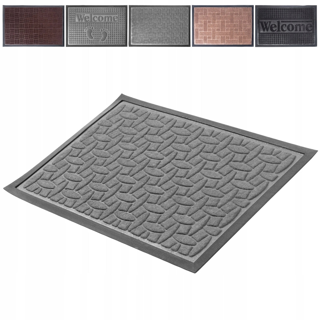 Zerbino KADAX per esterni in gomma, per scarpe, 60x40 cm