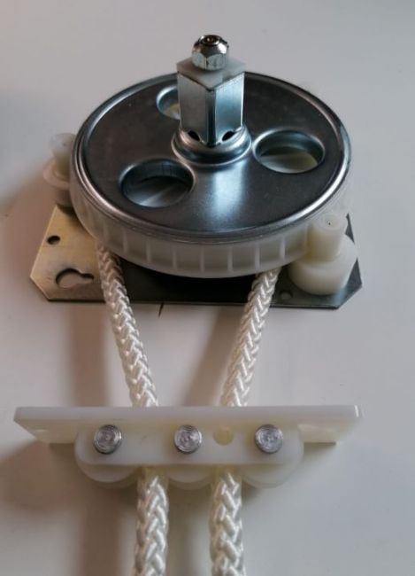 Avvolgitore a frizione MICROLIFT - Avvolgitore Microlift manovra a destra