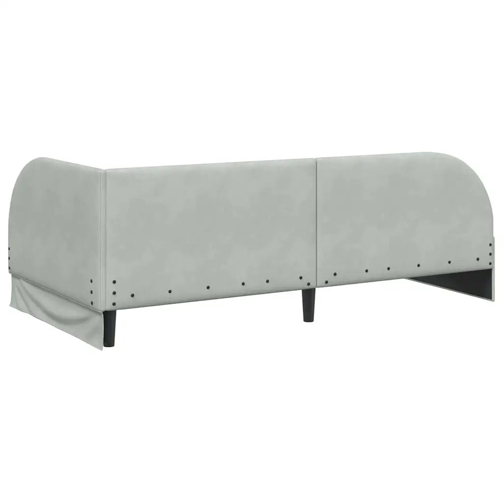 Cornice del letto ad angolo Grigio chiaro 90 cm x 200 cm