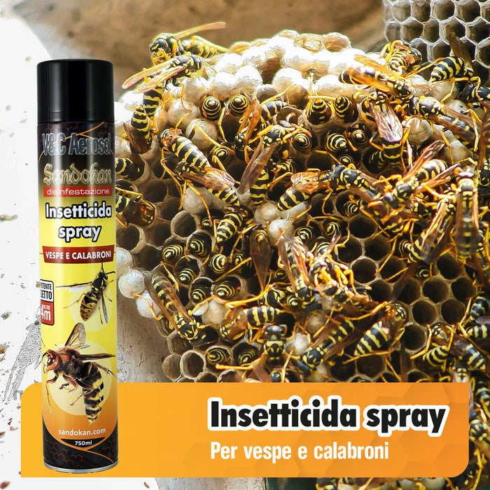 Vespicida Spray con getto 5 metri