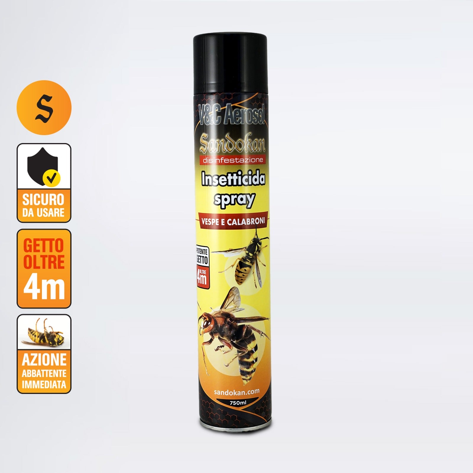 Vespicida Spray con getto 5 metri