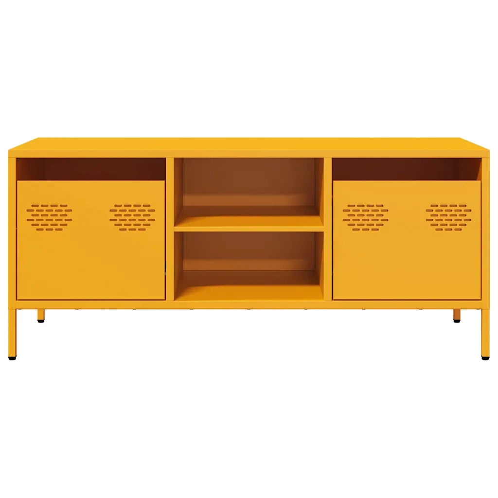 Mobile TV Giallo Senape 101,5x39x43,5 cm in Acciaio 851301