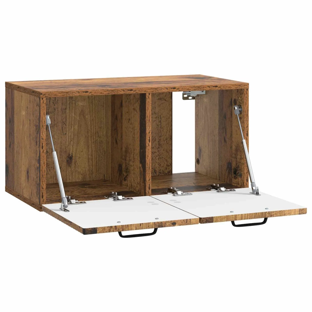Mobile Porta TV da Muro Legno antico 59,5 x 31 x 30 cm