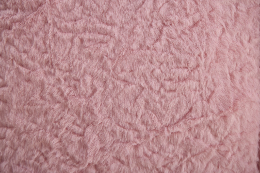 Poltrona Sacco Gigante ¨C Xylo ¨C Pelliccia Sintetica Rosa con Cuscino