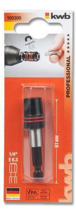 kwb 10 03 00 supporto per punta di cacciavite Acciaio 25,4 / 4 mm (1 / 4") 1 pz