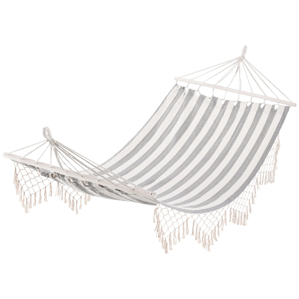 Amaca da viaggio portatile ¨C zephmum ¨C grigio chiaro cotone poliestere 200x100 cm