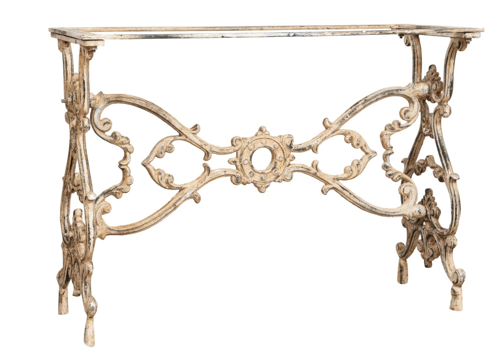 Biscottini Base tavolo in ghisa finitura anticata Molto stabile, robusta Offerta Speciale