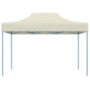 Gazebo | Pergolato Professionale Pieghevole 3x4m Acciaio Crema