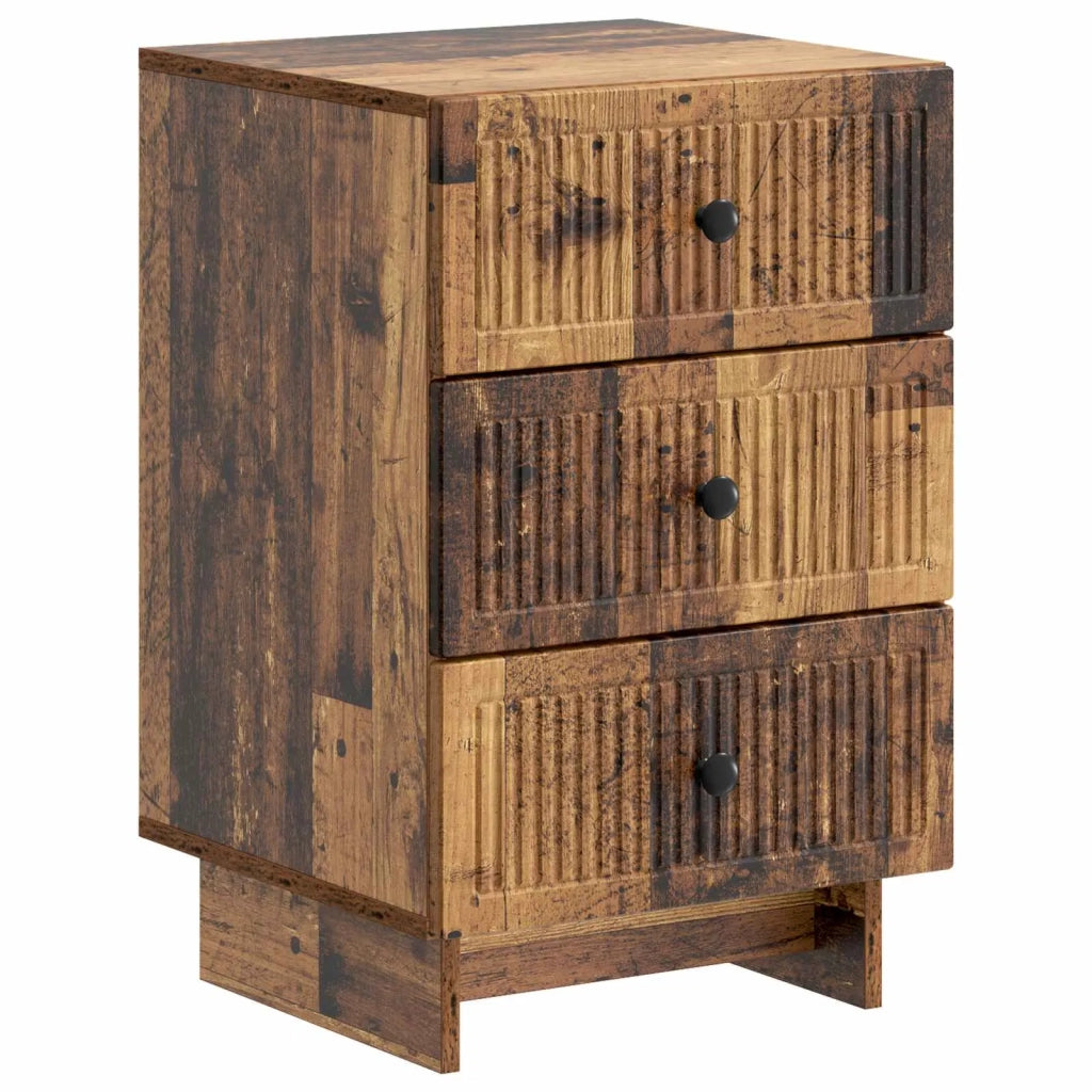 Armadio da Notte con cassetto Legno antico 43 x 41 x 66,5 cm