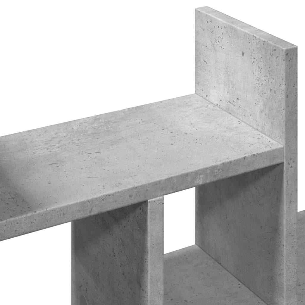 Mobiletto portaoggetti per ufficio 345 x 155 x 355 cm Grigio cemento 02_0043548