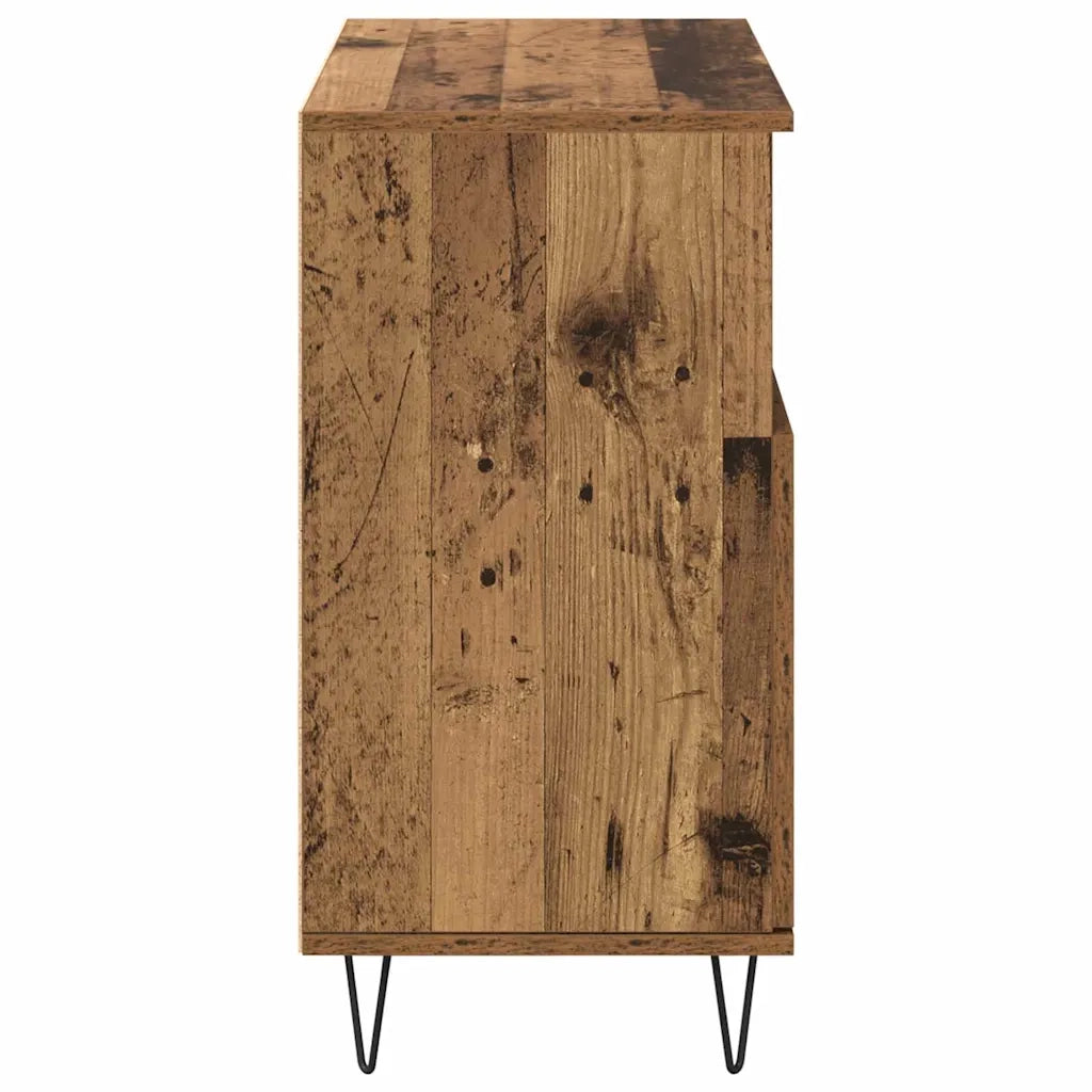 vidaXL Sideboards 2 pcs Legno vecchio 120 x 35 x 70 cm