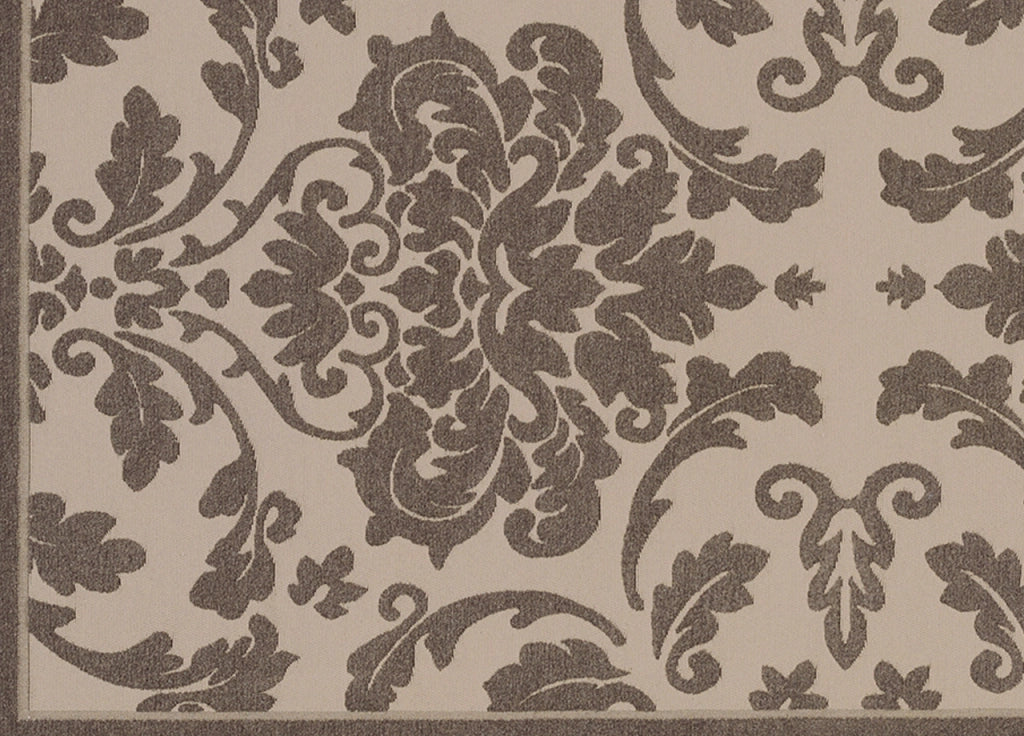 Tappeto Da Camera E Da Salotto Antiscivolo Disegno Grecale By Suardi - 140x200 - Fango