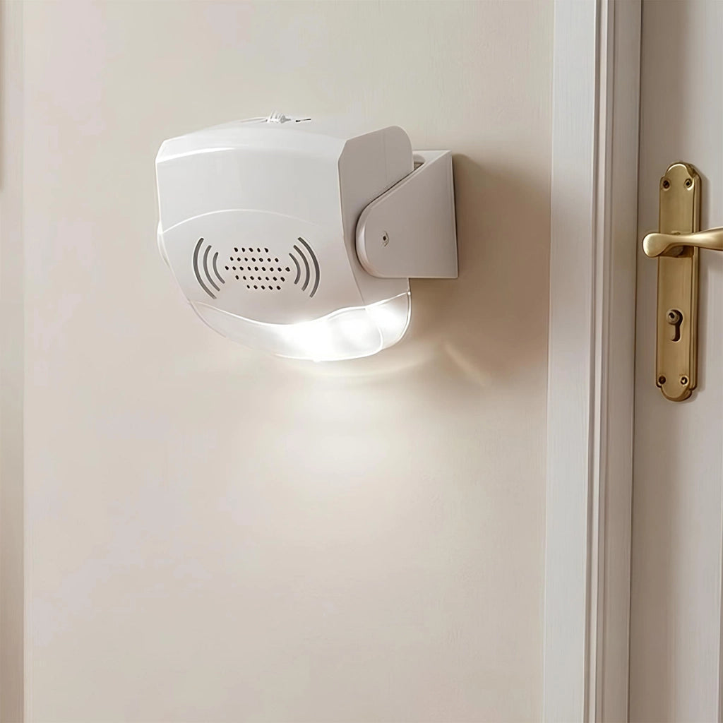 Allarme Rilevatore di Movimento a Parete / Soffitto 80dB Portata 1.10m Angoli 10° Bianco Nedis
