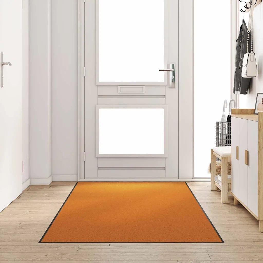 Tappetino Arancione e Nero 120 x 300 cm 100% Poliammide 4100746