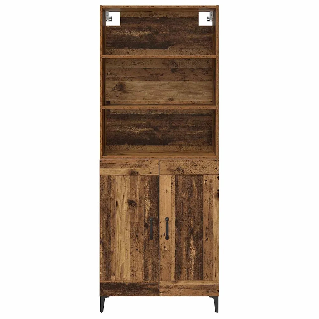 Credenza 2 pcs Legno vecchio Legno multistrato 3403589