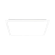 Plafoniera Moderna Simple Metallo Bianco Led Integrato 24W 4000K Ip44