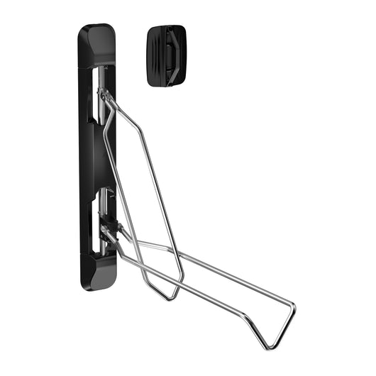 Portabici da muro 11,8 x 63,8 x 58,3 cm, fino a 35 kg, supporto universale per bicicletta regolabile in altezza, supporto pieghevole con braccio girevole