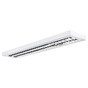 BILL EVO Plafoniera LED 37W 3000K CRI90 UGR19 - Apparecchio a plafone o sospensione per uffici e videoterminali in acciaio bianco - Rossini