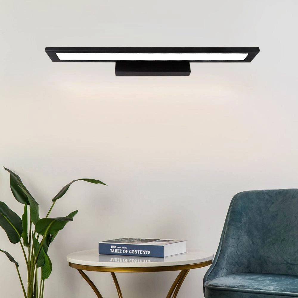 Lampada Da Muro Da Bagno Led Sopra Specchio 60cm APP840-1W Flat Black
