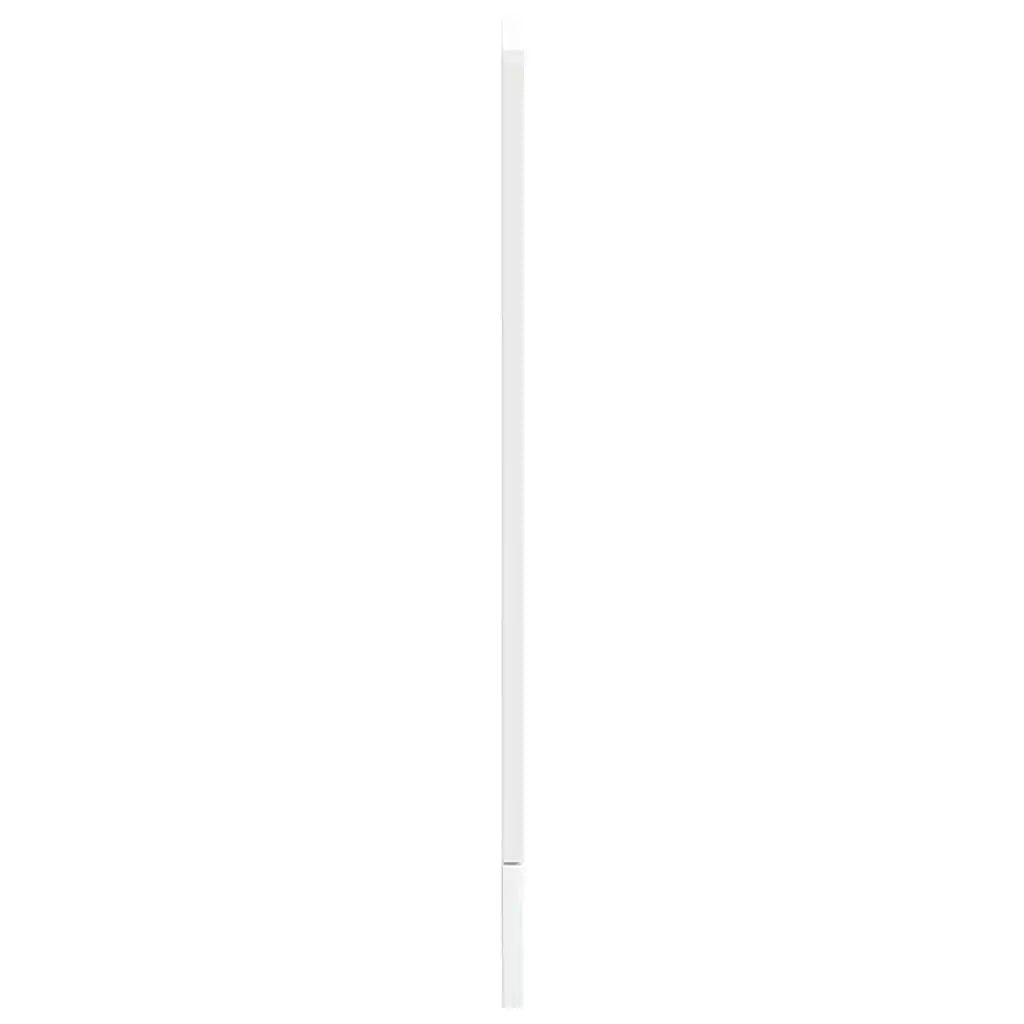 vidaXL Pannello Lavastoviglie Kalmar Bianco Lucido 45x1,5x67 cm