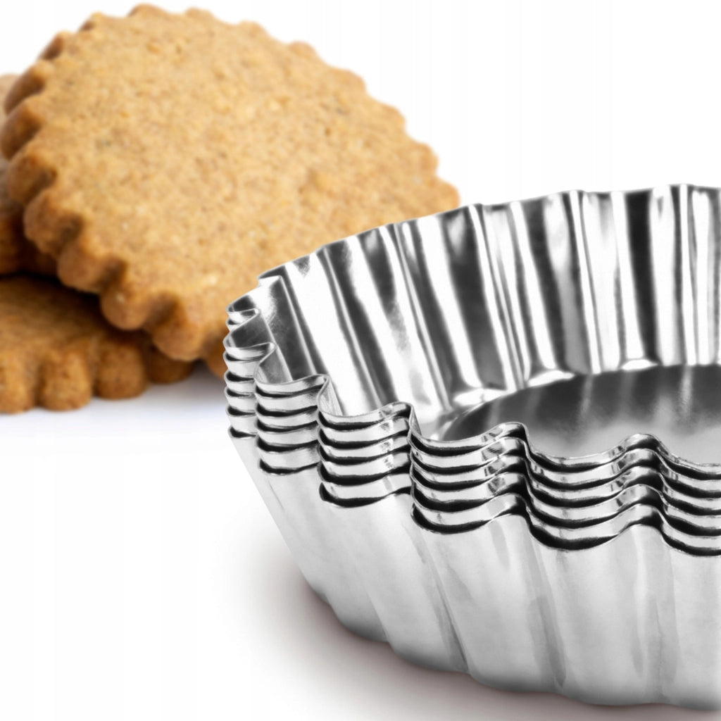 Stampi da forno KADAX per tortine, coppette e crostatine, 10 cm, set da 6