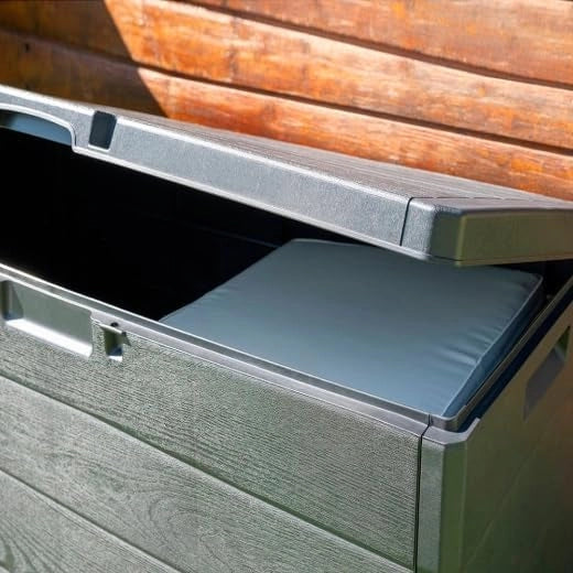 Baule Portatutto Multiuso Cm 76 x 55 x 52 Pro Garden Colore Antracite