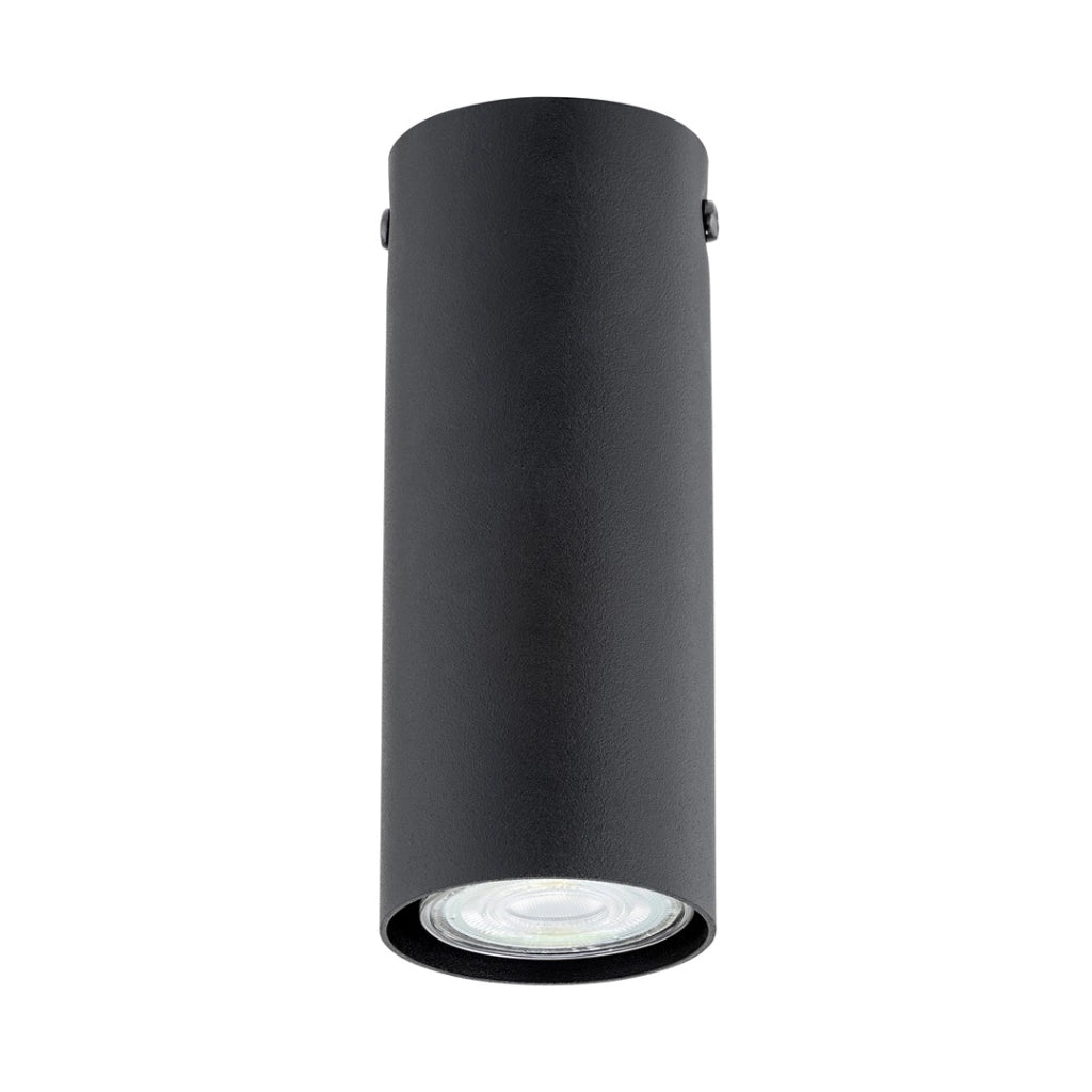 Faretto soffitto nero tondo 15cm 1xGU10 8W Emibig TECNO