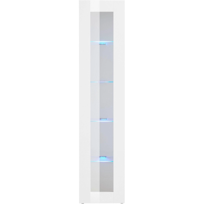 Vetrina Maruska – 1 anta – 40x180x30 – Bianco Lucido