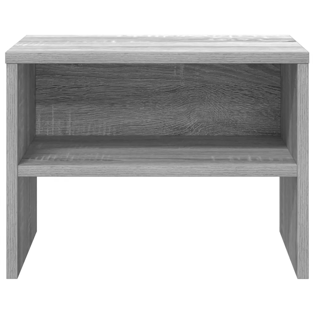 Comodino | Armadio da Notte | Mobiletto da notte Grigio Sonoma 40x30x30 cm in Legno Multistrato