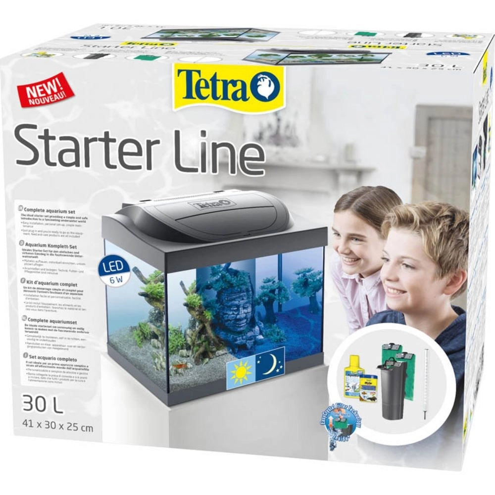 Tetra Starter Line LED 30L cm41x30x25h - acquario completo per un rapido avvio