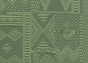 Copritavolo Salotto/Cucina Jacquard Modello Mexico Made In Italy - Rotondo 180 - Salvia