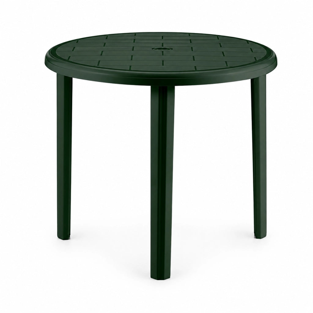 TAVOLO IN POLIPROPILENE 'TONDO' verde  - BICA