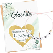 Cadeau per Ottenimento dei Diritti - Bracciale Elastico - Carta dei Colori - Invito alla Cerimonia del Battesimo - Regalo Unico - Ricordo per la Madre della Fidanzata - Cadeau per il Battesimo