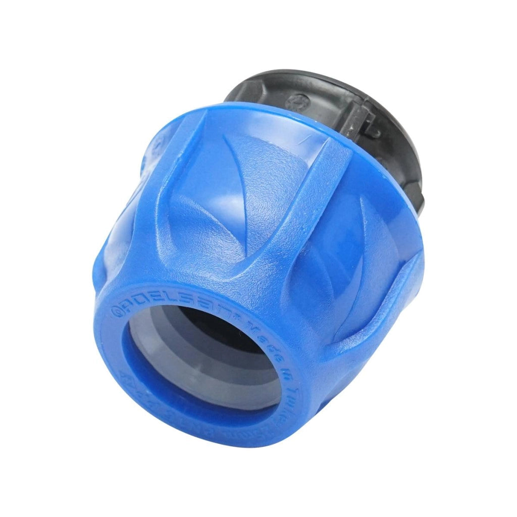 Tappo a compressione con filettatura interna 25mm, PN16 per sistemi di irrigazione Tappo Fine Linea RACCORDO A COMPRESSIONE