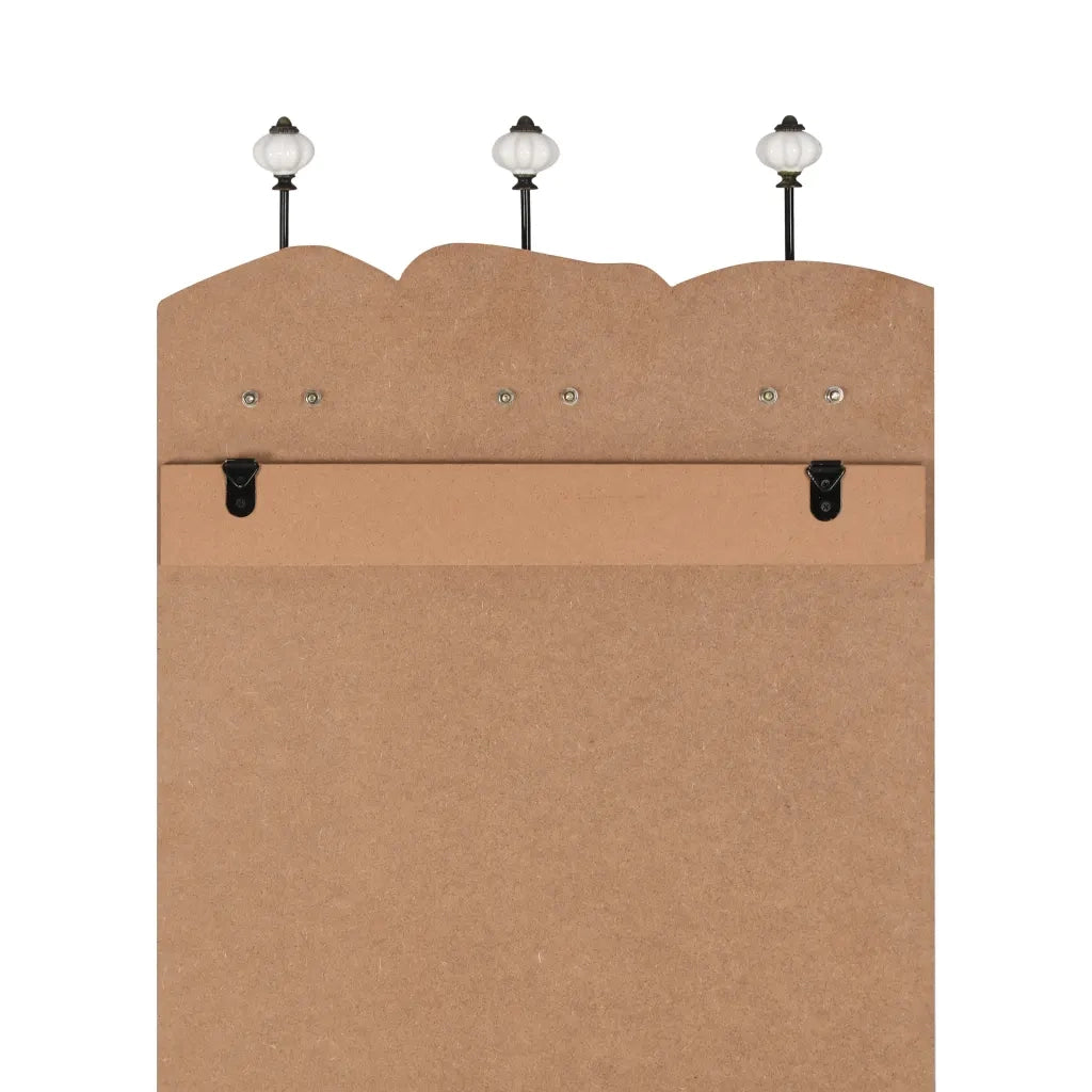 Appendiabiti da Parete con 6 Ganci MEN LADIES 120x40 cm CFW9540605