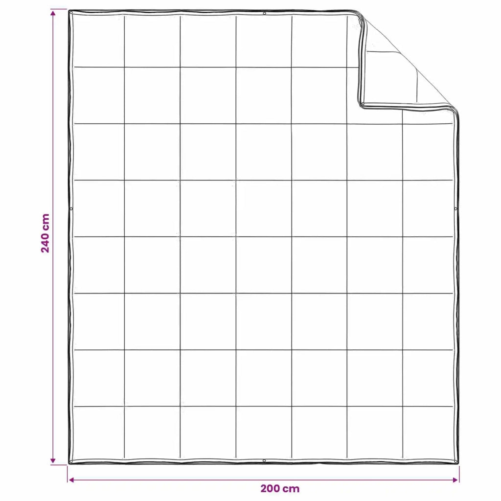 Set di Piumoni 2 pz 200 x 240 cm Kapok e Poliestere Beige 3431985