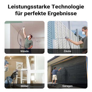 Spruzzatore di vernice ad alta pressione 207 bar 1,5l/min Con ugello e prolunga