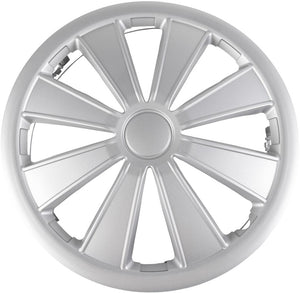 Copricerchio auto grigio singolo imola 15'' in ABS