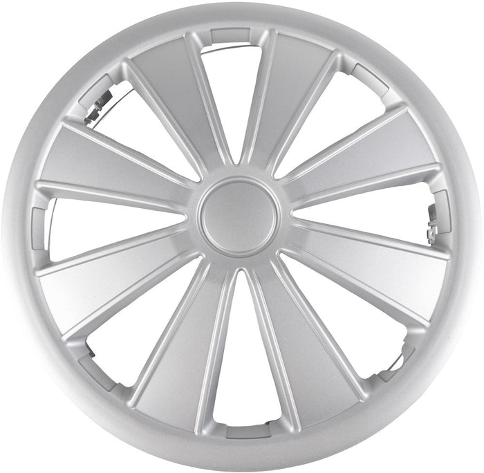 Copricerchio auto grigio singolo imola 15'' in ABS