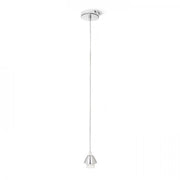 Cavo ENZO per portalampada da soffitto serie a sospensione cromo 230V E27 42W