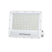 Optonica proiettore led smd corpo bianco luce naturale 100 watt 90 lumen 4000k