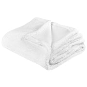 Coperta bianca 125 x 150 cm soggiorno camera da letto accessorio divano