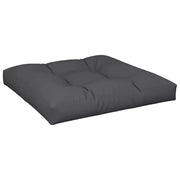 Cuscino per pallet | Cuscini per sedie Nero 70x70x12 cm in Tessuto
