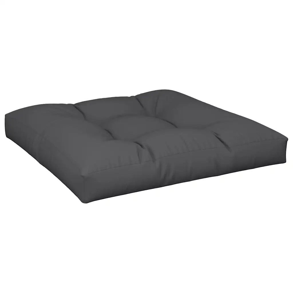 Cuscino per pallet | Cuscini per sedie Nero 70x70x12 cm in Tessuto