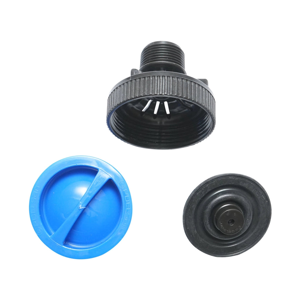 Tappo di gocciolamento con filettatura esterna D20mm per sistemi di irrigazione.