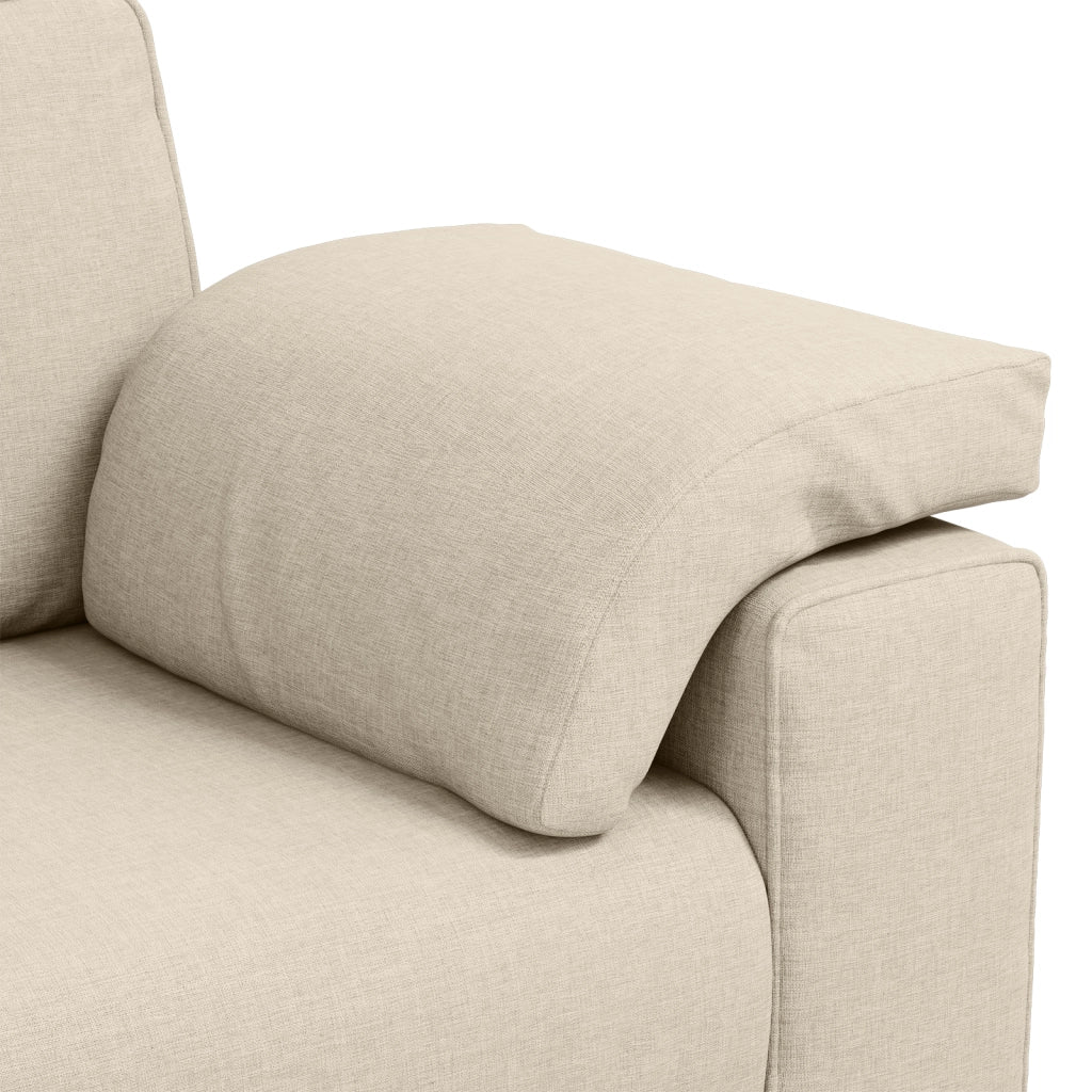 Divano Letto in Lino 140 cm
