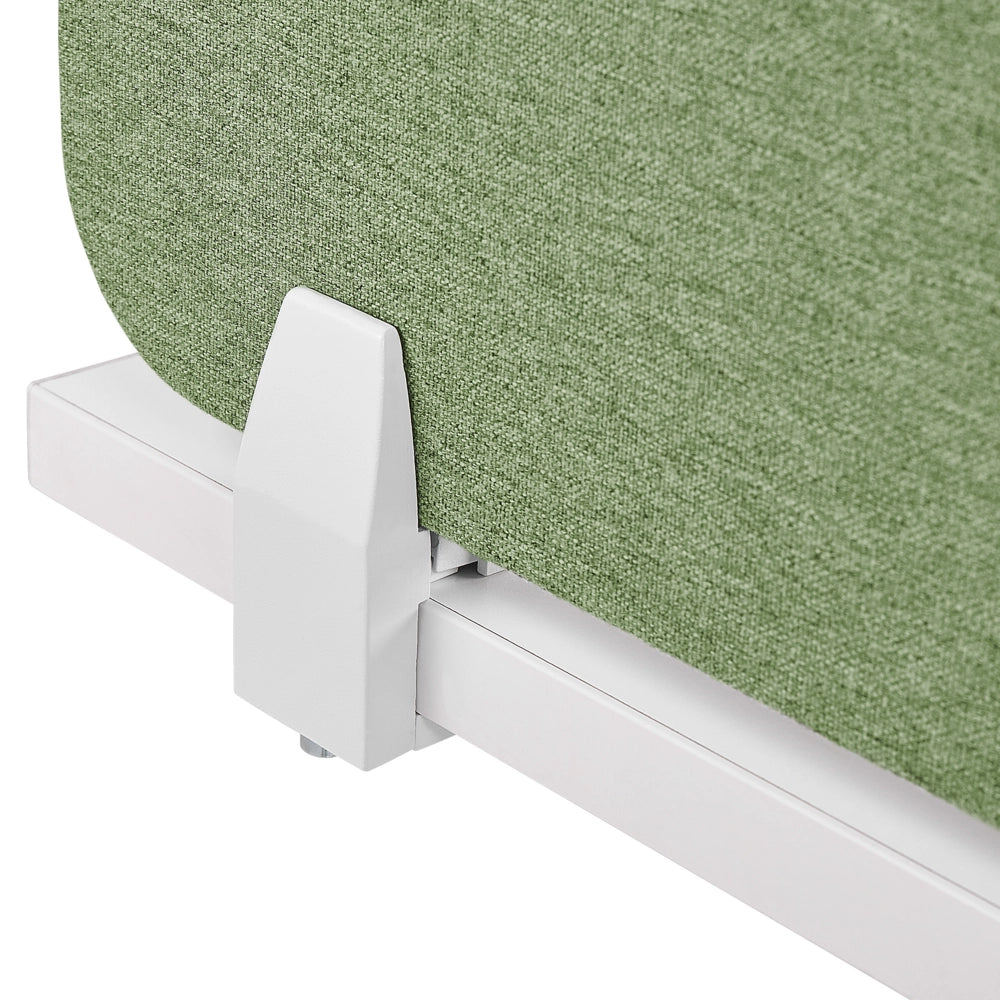 Pannello Divisorio Fonoassorbente per scrivania in PET verde 72 x 40 cm tavolo ufficio