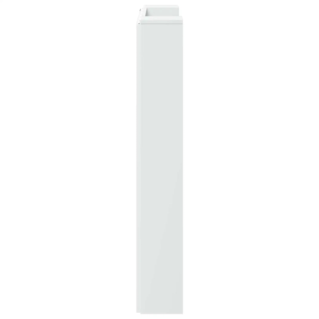 Testiera | Testata Bianco 100 x 16,5 x 103,5 cm Legno multistrato