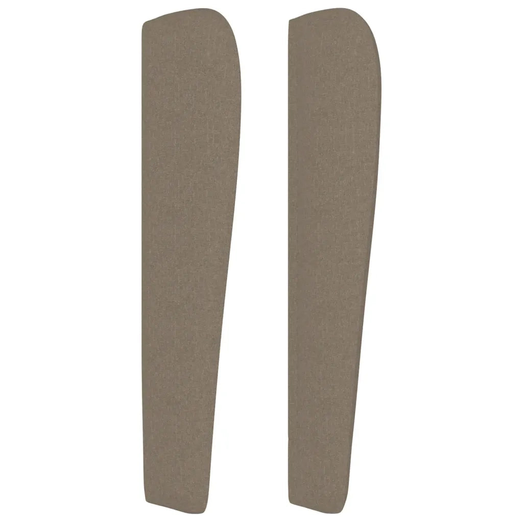 Testiera ad Orecchio Tortora 183x23x118/128 cm in Tessuto 3117974