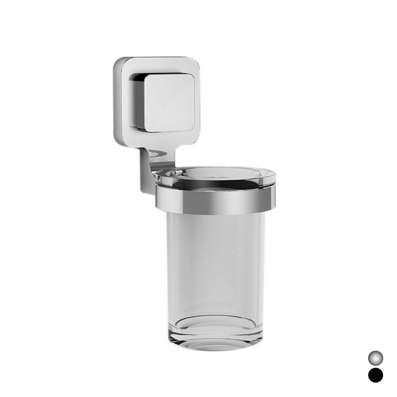PORTA BICCHIERE SERIE KARA- Cromo cm 7,6 x h.17,8 x 12- KOEMO- pezzi 1
